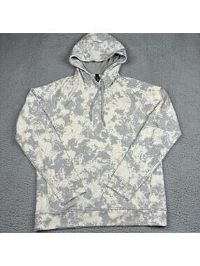 Lululemon City Sweat Hoodie Mens Medium Gray Camo Performance Pullover Gym